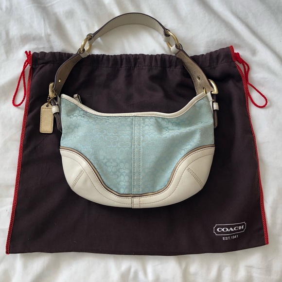 Vintage Coach Signature Mini Hobo Purse - Picture 2 of 5